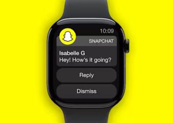 Snapchat has released an Apple Watch app