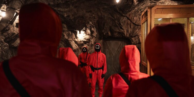 A still photo from season 3 of Squid Game.