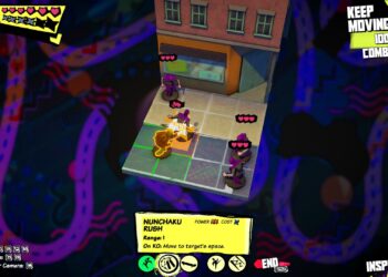 A screenshot from Teenage Mutant Ninja Turtles: Tactical Takedown.