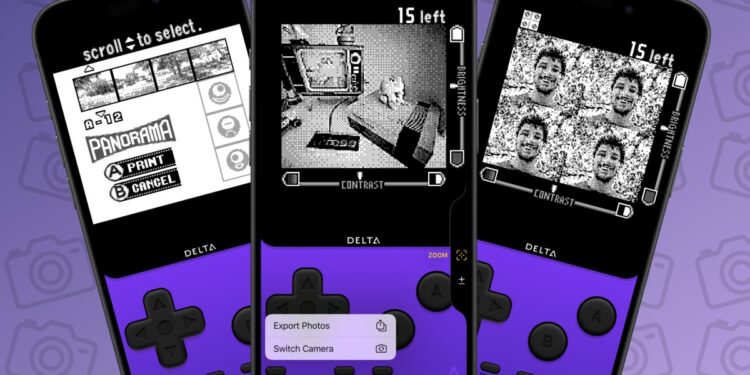 The Delta emulator creator made a Game Boy Camera-style app for your iPhone