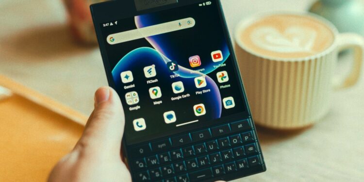 The Titan 2 is a modern BlackBerry with 5G, Android, and two screens