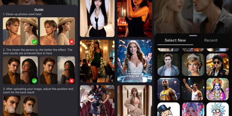 Screencaps of what the DreamVid and Boom.AI apps look like.