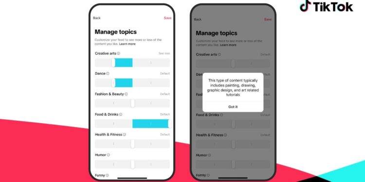 TikTok gives everyone more control over what’s on their For You page