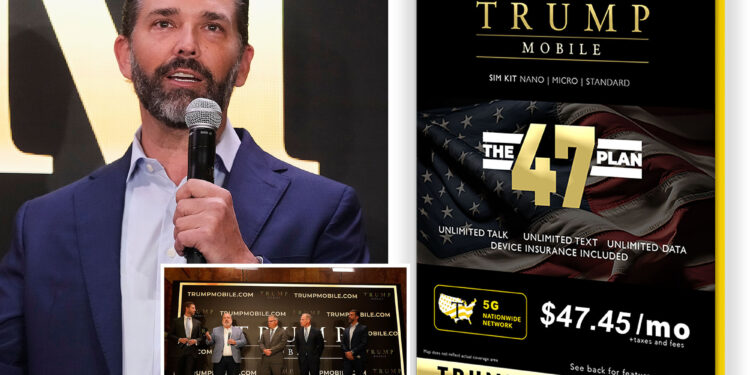 Trump family unveils mobile service plan, $499 smartphone