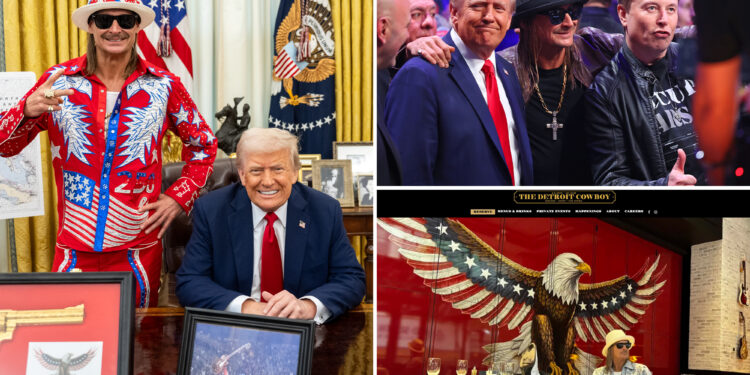 Trump reveals his nickname for Kid Rock, cheers singer's new MAGA-friendly restaurant
