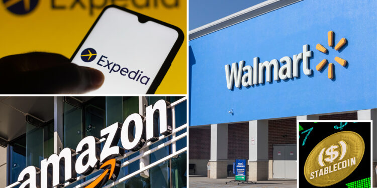 Walmart, Amazon, Expedia mull creating their own stablecoins: report