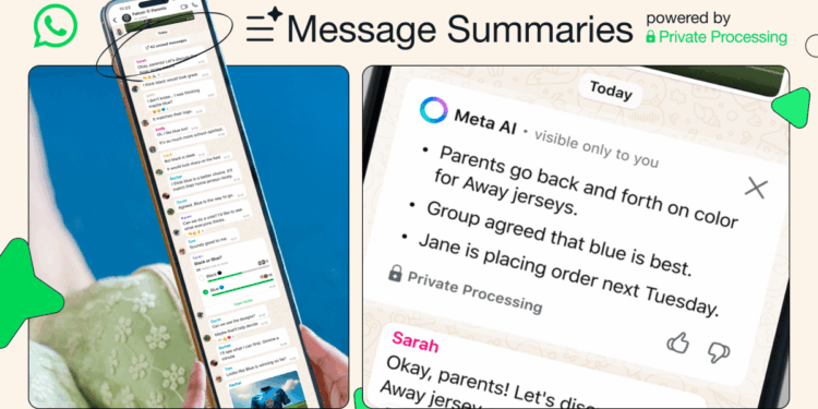 WhatsApp rolls out AI-generated summaries for private messages