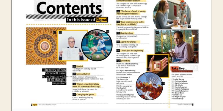 Signal is focused on how Microsoft’s technology is being used by businesses.