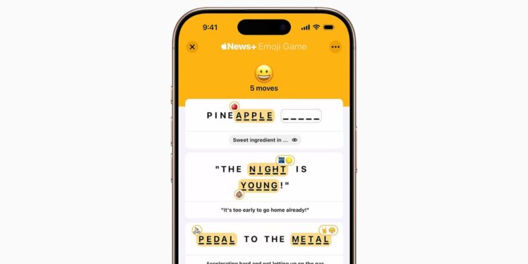 Apple launches new emoji word game to take on Wordle and the NYT