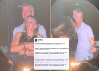 Astronomer launches investigation into CEO Andy Byron and HR boss Kristin Cabot's alleged affair after Coldplay kiss cam reveal