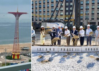 Coney Island booms with new all-affordable housing tower near famed Parachute Jump