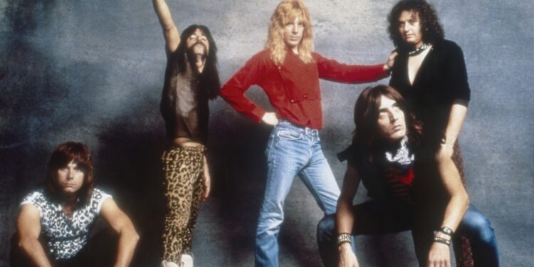 Cast photo of the band Spinal Tap.