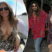 Elizabeth Hurley wears leopard print swimsuit, shares intimate details about Billy Ray Cyrus relationship