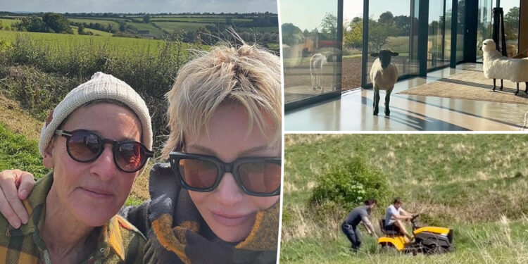 Ellen DeGeneres, Portia de Rossi list UK farmhouse for $30M