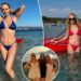 Heather Graham flaunts body in several bikinis during Italy vacation