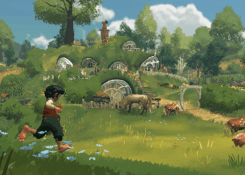 A screenshot from the video game Tales of the Shire.