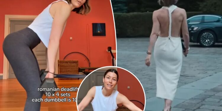 Jessica Biel reveals her workout for peach-shaped butt on The Better Sister