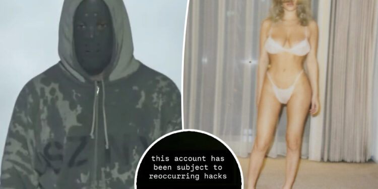 Kanye West posts disturbing selfie moments before wife Bianca Censori issues warning