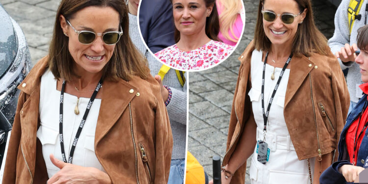 Kate Middleton's sister, Pippa Middleton, shows off new look during rare public appearance with husband