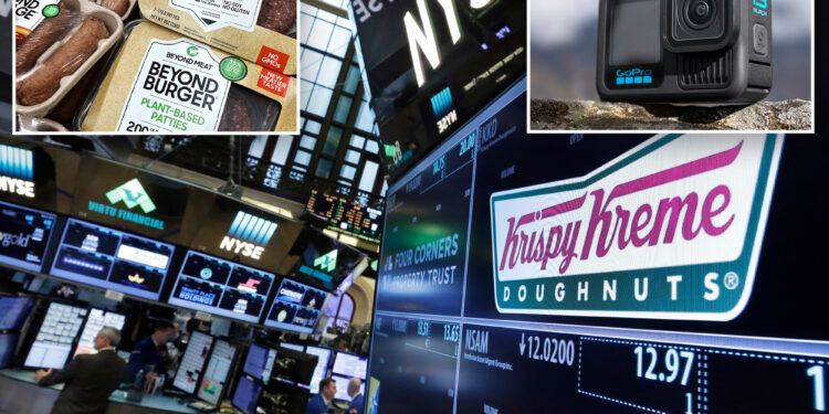 Krispy Kreme, GoPro and Beyond Meat shares soar in meme stock revival