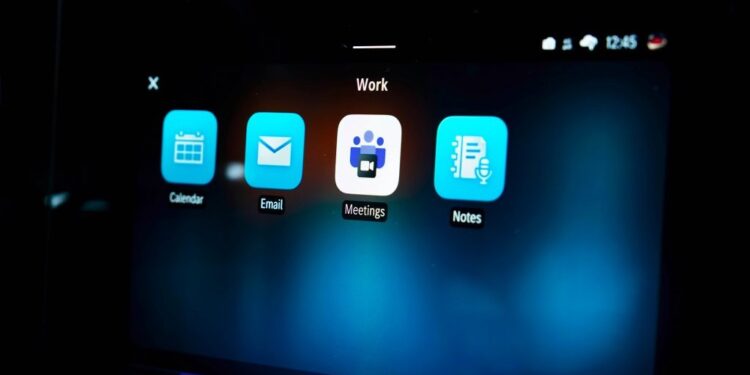 Mercedes-Benz will let you use an in-car camera in Microsoft Teams while driving