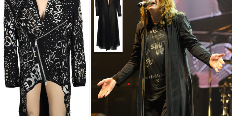 Ozzy Osbourne memorabilia -- including custom outfits worn on stage -- goes up for auction just 1 day after his death