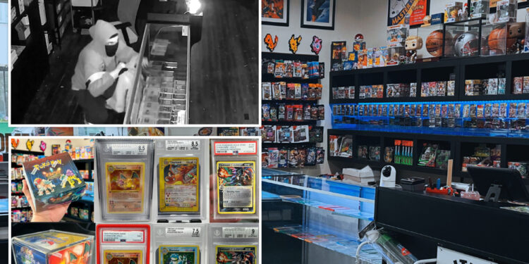 Pokemon bandit swipes $100K worth of rare cards in break-in