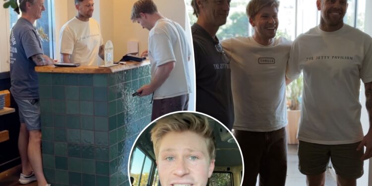 Robert Irwin returns to restaurant to settle food bill days after he forgot to pay it