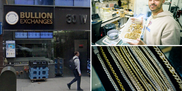 Rush to trade gold for dollars sparks cash shortages in NYC's Diamond District