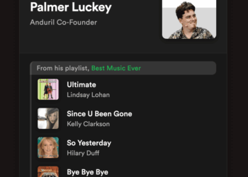 Spotify’s bad privacy settings just leaked Palmer Luckey’s bops