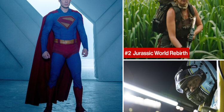 'Superman' flies into first place on its opening day