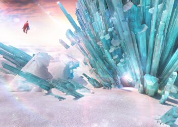 Superman’s Fortress of Solitude is an alien man cave inspired by nature’s beauty