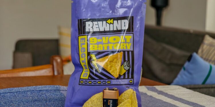 Taste testing battery-flavored tortilla chips