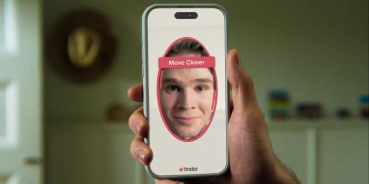 Tinder’s mandatory facial recognition check comes to the US