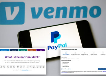 Venmo, PayPal users can help US government pay down $36.7T debt