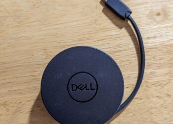 Why I love my little round Dell USB-C mobile adapter