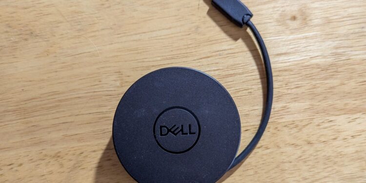 Why I love my little round Dell USB-C mobile adapter