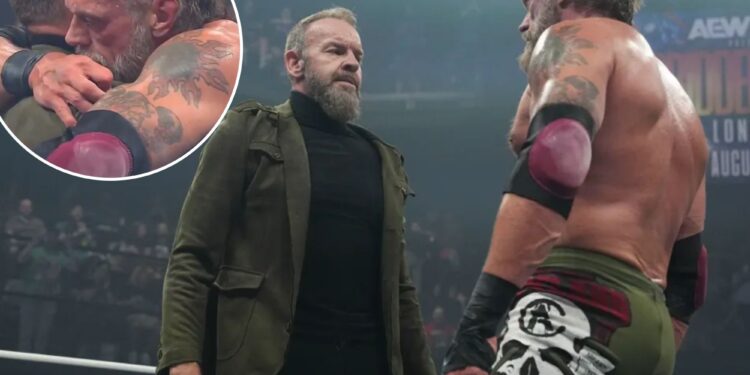 AEW's Adam Copeland-Christian Cage hug was 14 years in the making