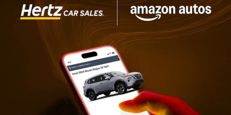 Amazon now sells used Hertz rental cars