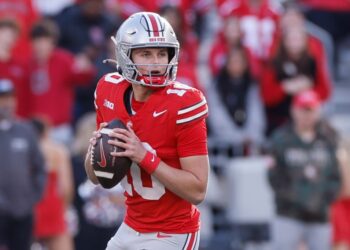 Ohio State quarterback Julian Sayin.