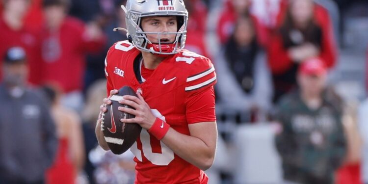 Ohio State quarterback Julian Sayin.