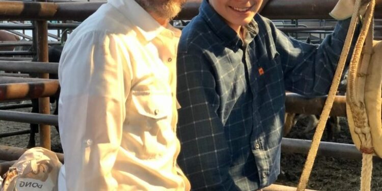 Brandon Blackstock and his son Seth.