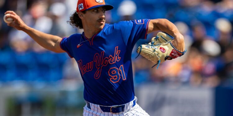 Brandon Sproat is pitching out of the bullpen for Triple-A Syracuse on Sunday as the Mets weigh a potential call-up.