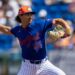 Brandon Sproat is pitching out of the bullpen for Triple-A Syracuse on Sunday as the Mets weigh a potential call-up.