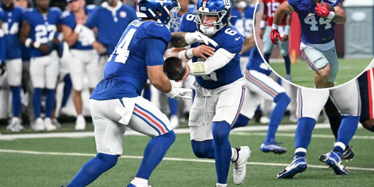 Cam Skattebo will get chance to right his Giants preseason wrongs