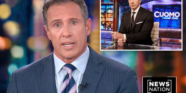 Chris Cuomo NewsNation ratings down 90% compared to CNN heyday