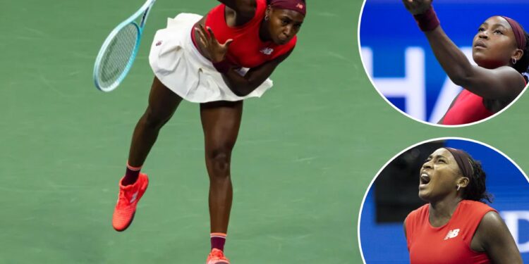 Coco Gauff survives while revamping her serve at same time
