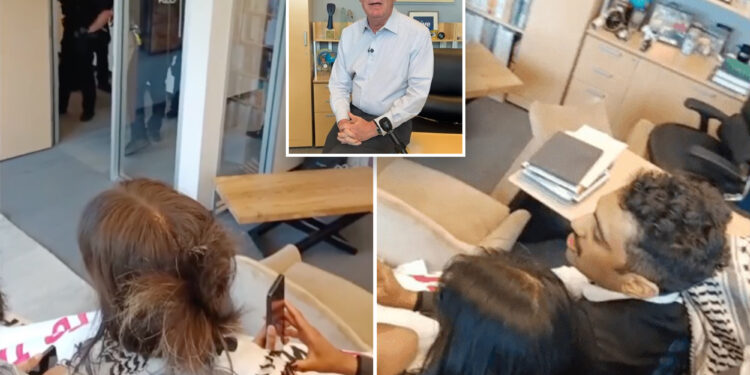 Cops arrest 7 Gaza protesters who occupied Microsoft president's office