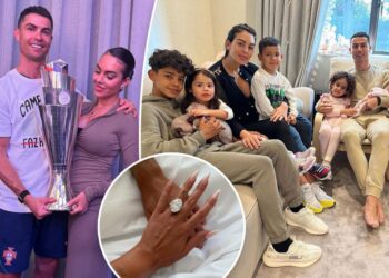 Cristiano Ronaldo engaged to Georgina Rodriguez after 8 years of dating