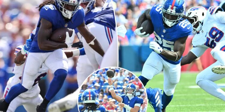 Dante Miller doing it all to force Giants' hand at running back